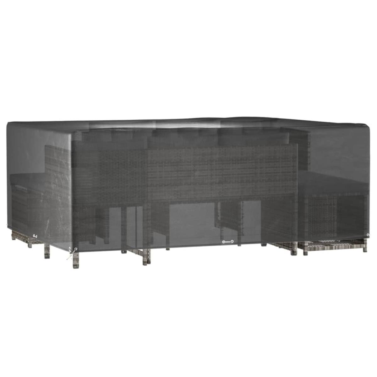 Funda para muebles de jardín 16 ojales rectangular 300x250x90cm