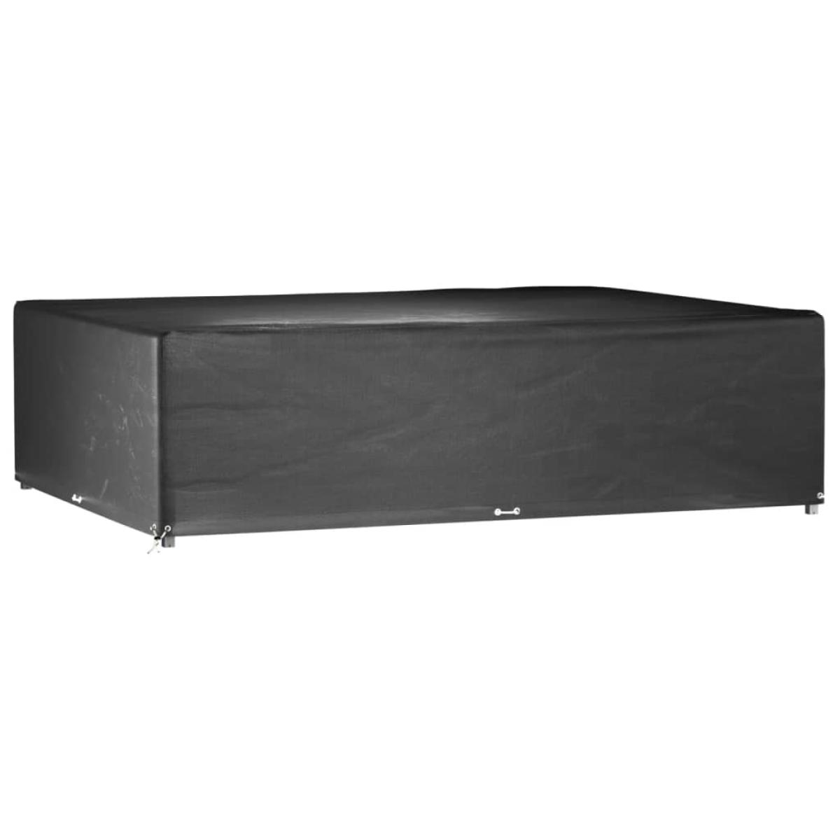Funda para muebles jardín 16 ojales rectangular 300x200x75 cm