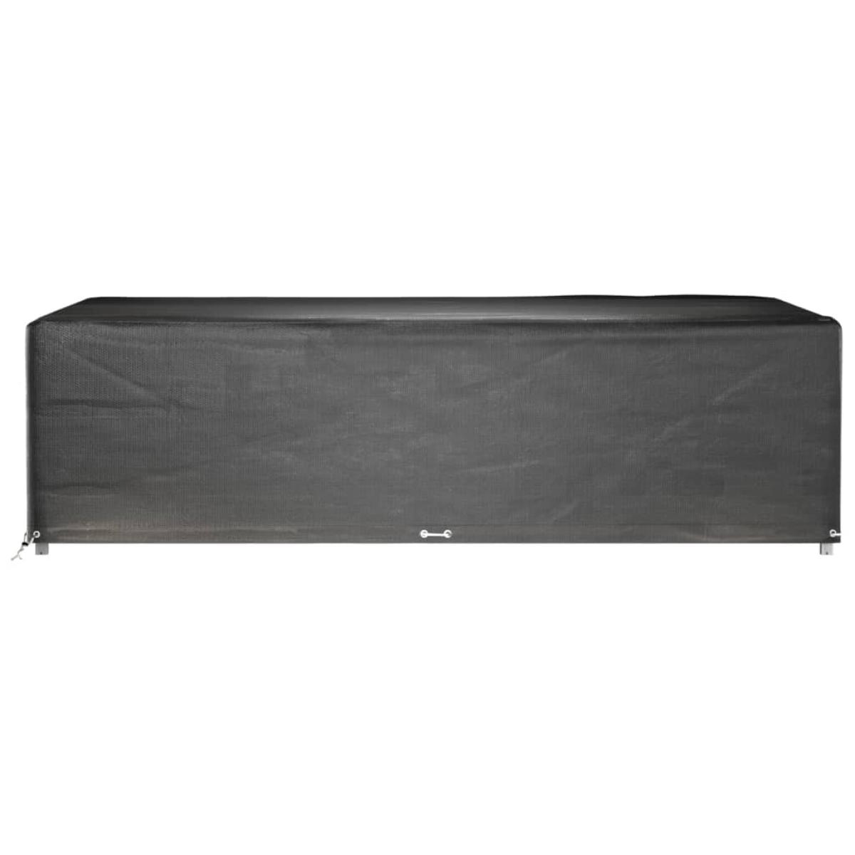 Funda para muebles jardín 16 ojales rectangular 300x200x75 cm