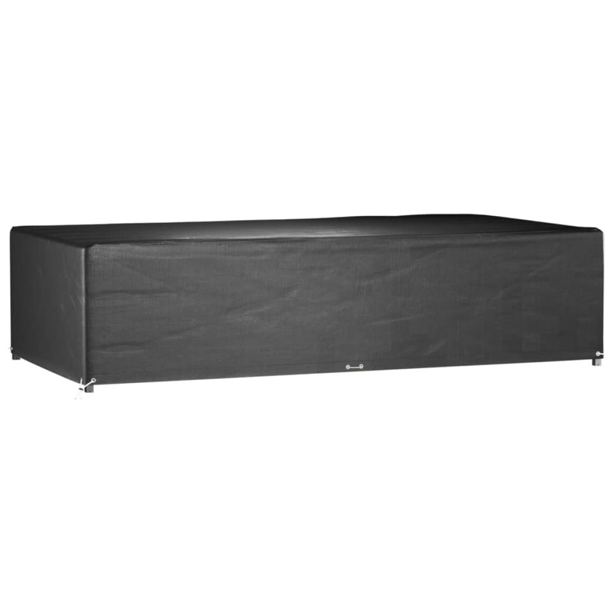 Funda para muebles jardín 12 ojales rectangular 315x160x75 cm