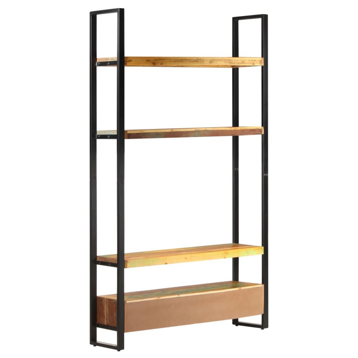 Aparador de madera maciza reciclada 118x30x200 cm
