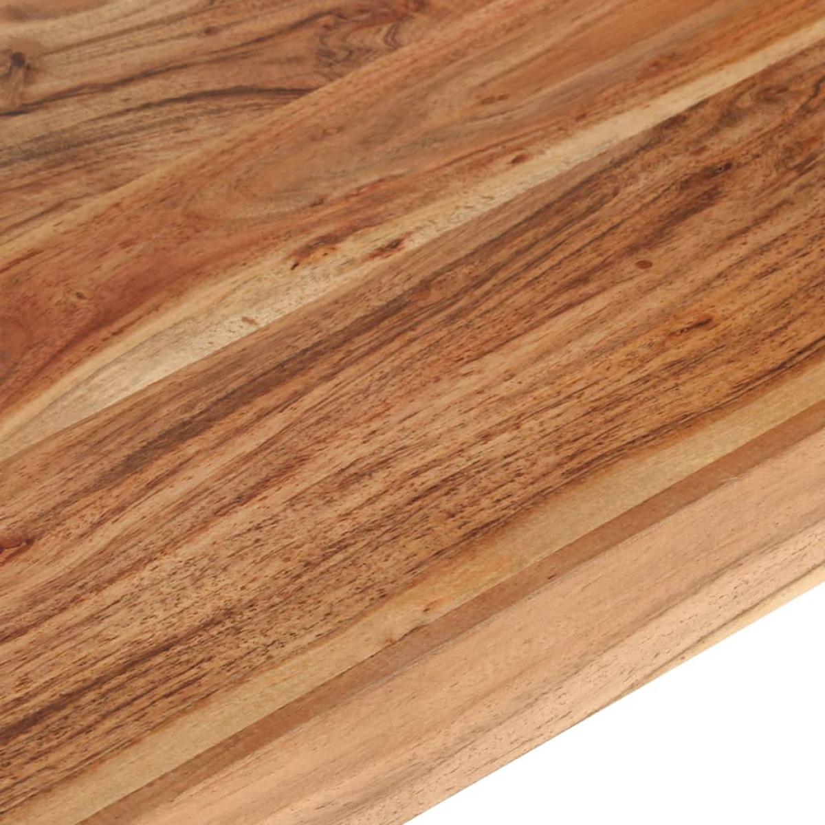 Estantería de 4 niveles madera maciza de acacia 160x40x180 cm