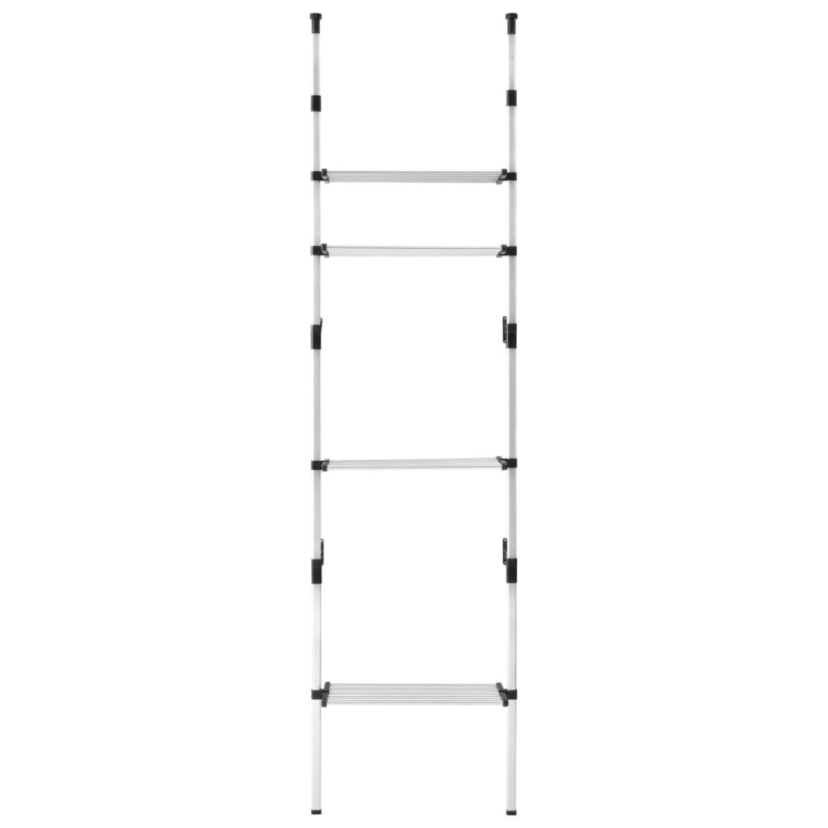 Sistema de armario telescópico con estantes aluminio