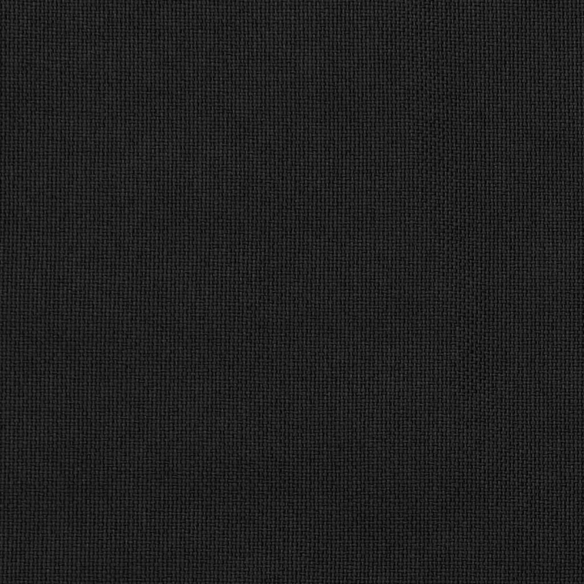Cortinas opacas con ojales look de lino 2 pzas negro 140x225 cm