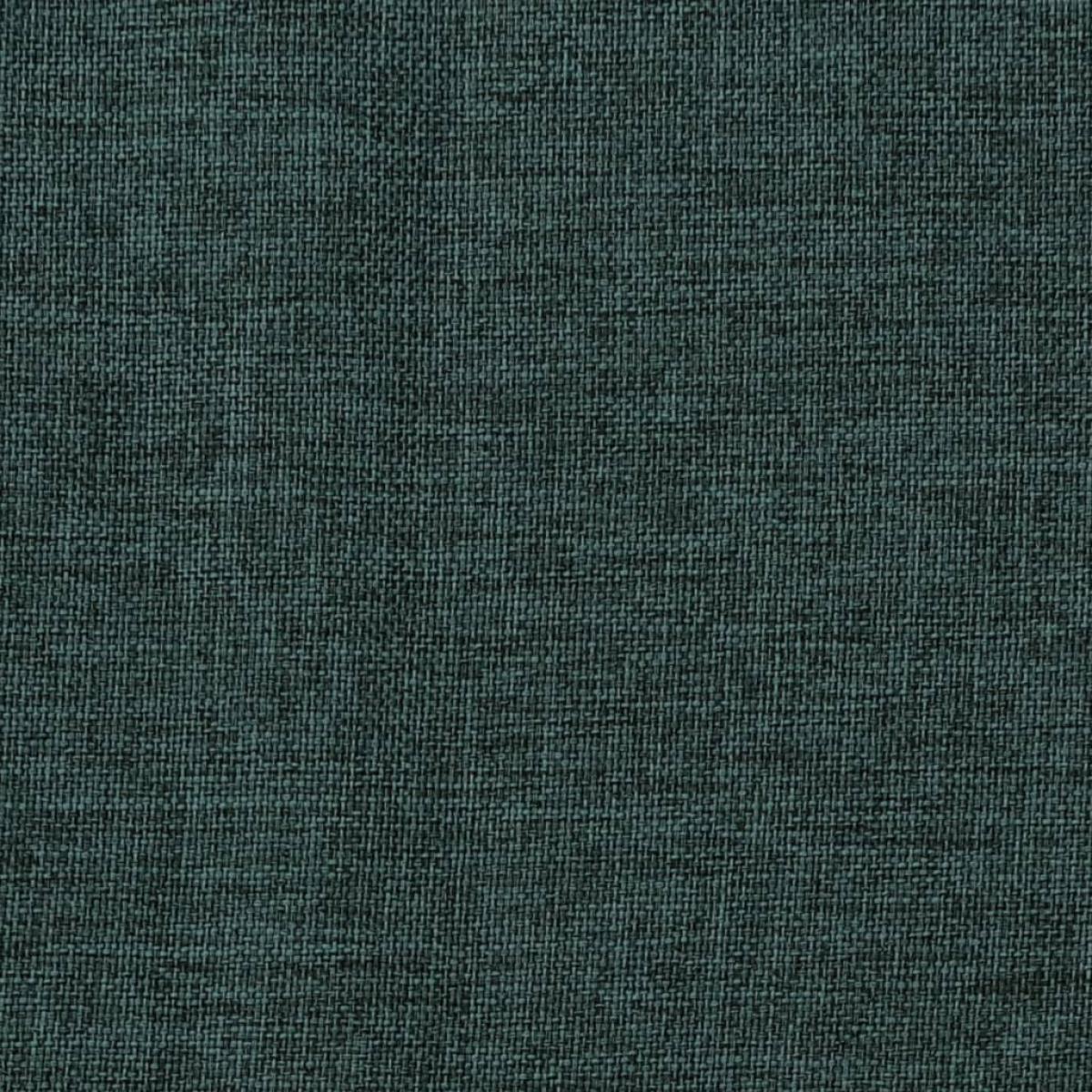 Cortina opaca con ojales look de lino verde 290x245 cm