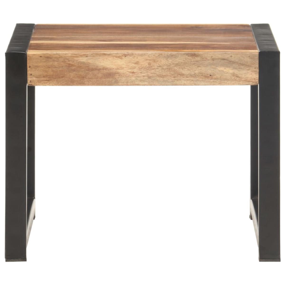 Mesas apilables 3 uds madera maciza con acabado de sheesham
