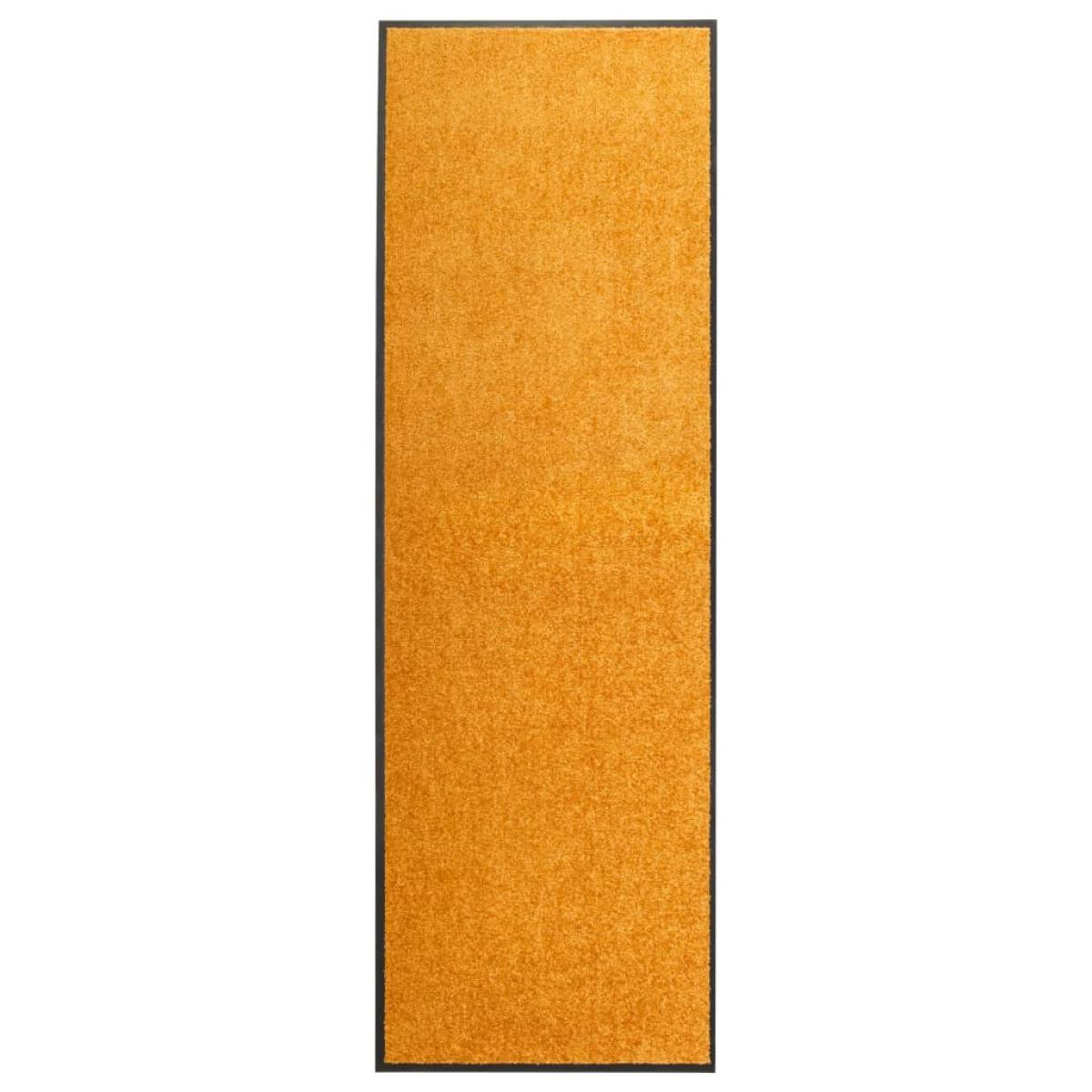 Felpudo lavable naranja 60x180 cm