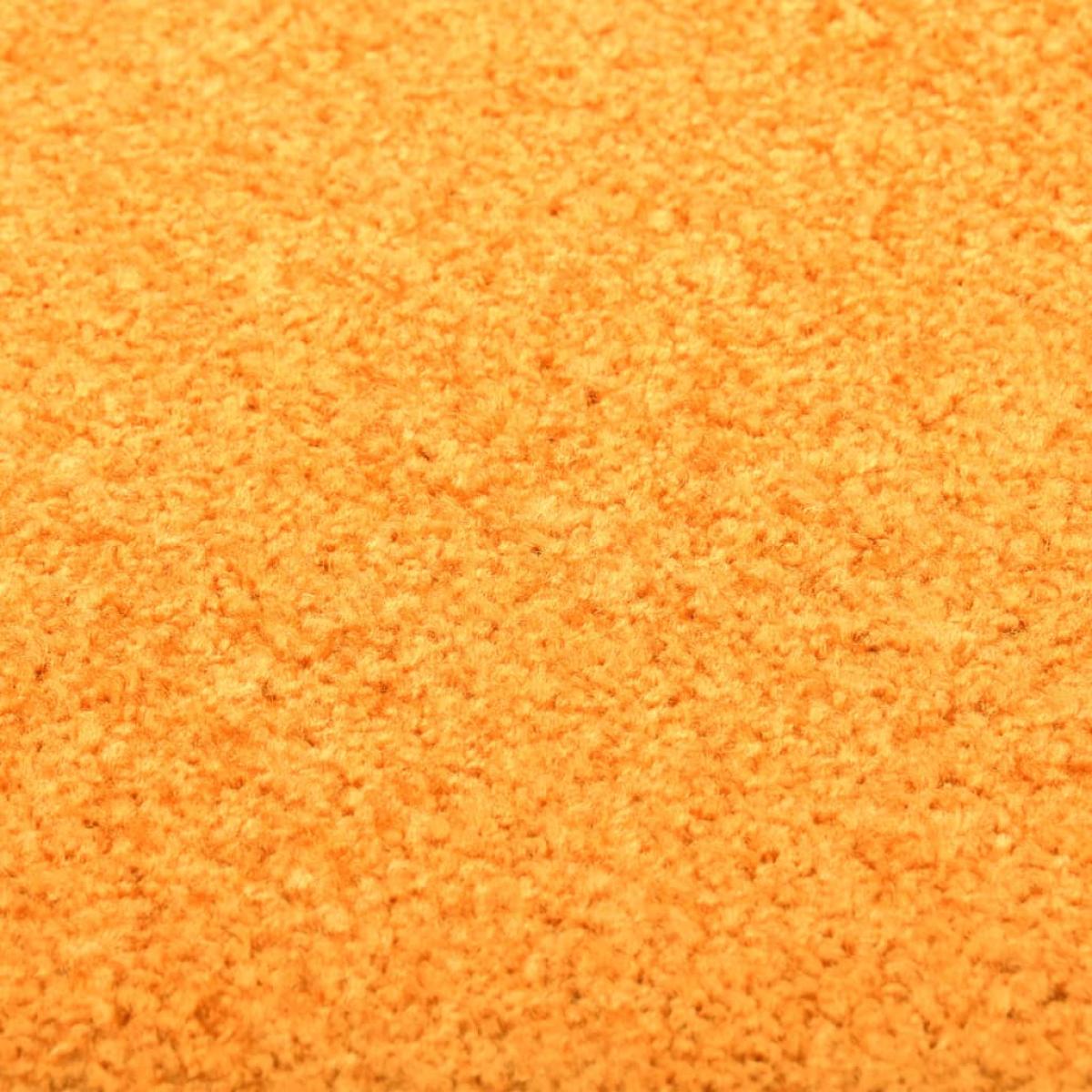 Felpudo lavable naranja 60x180 cm