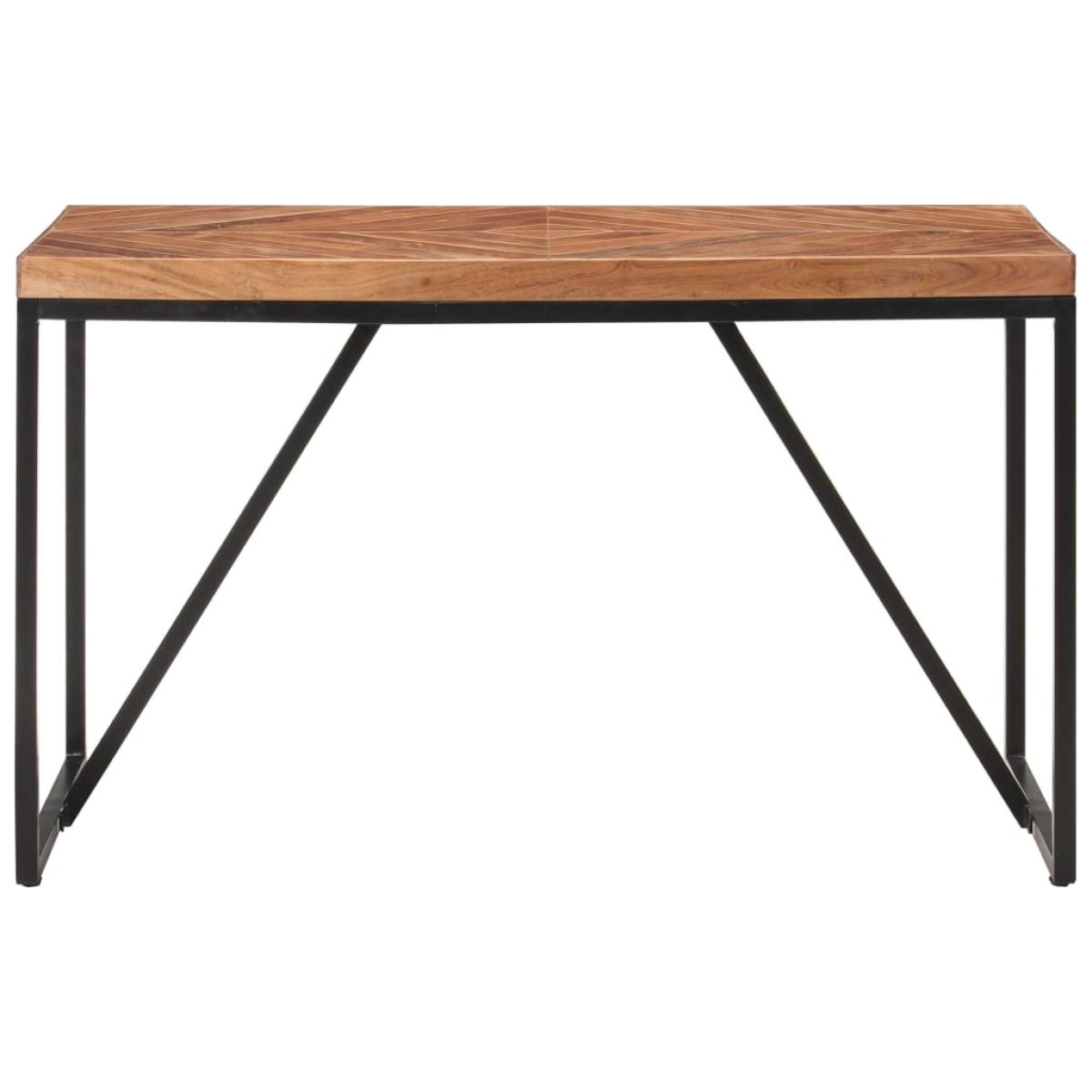 Mesa de comedor madera maciza de acacia y mango 120x60x76 cm