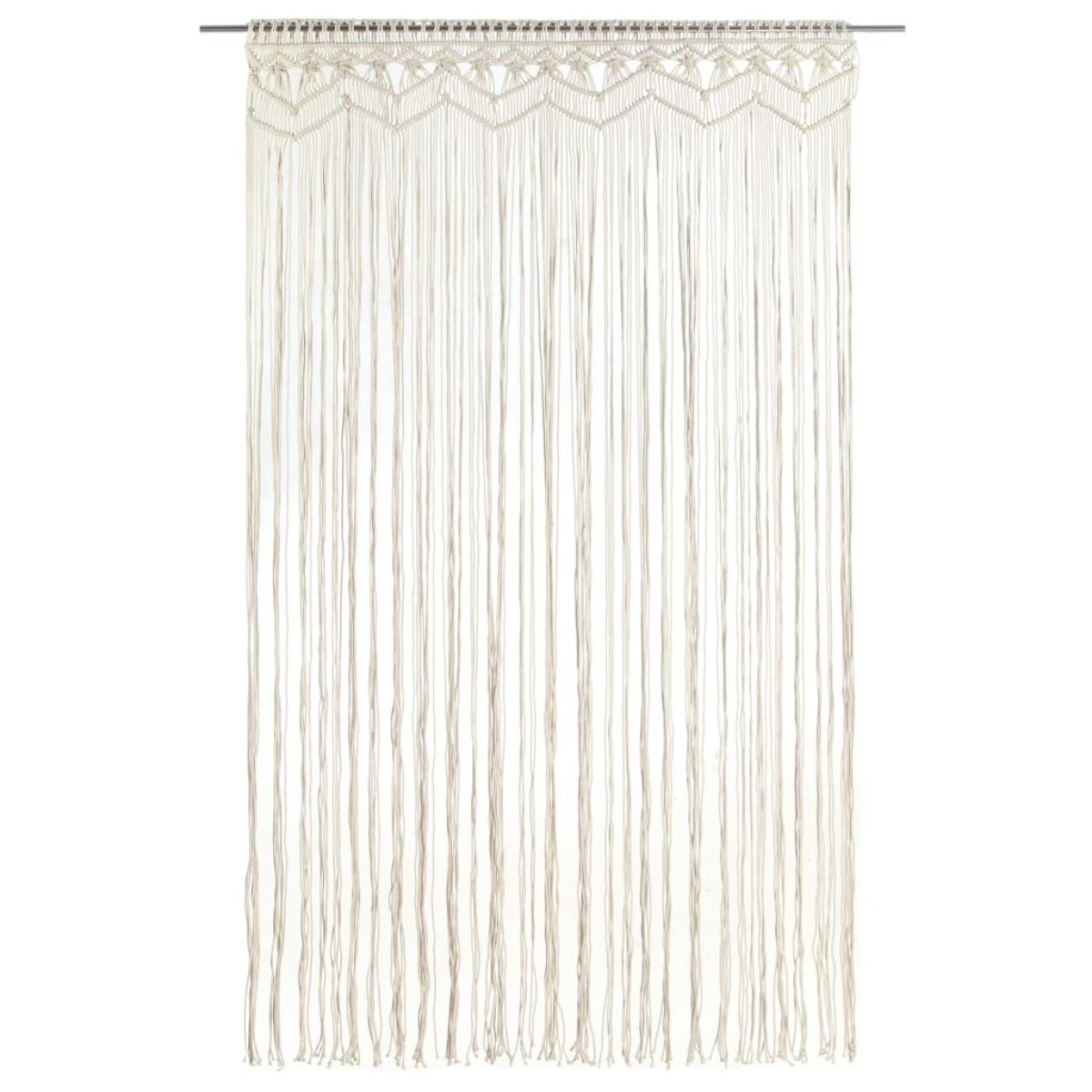 Cortina de macramé algodón 140x240 cm