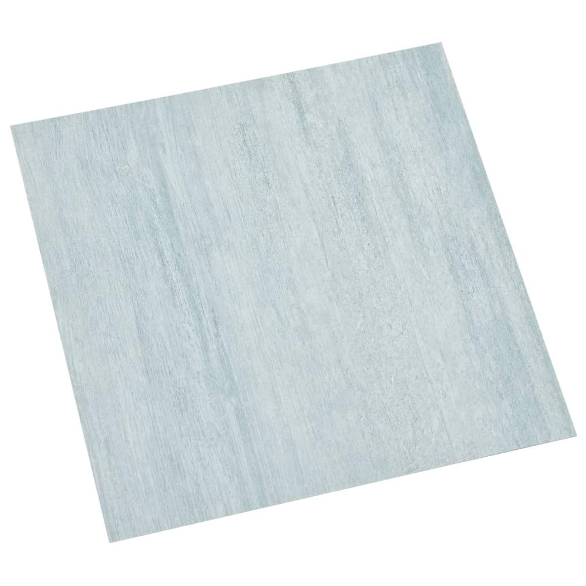 Lamas para suelo autoadhesivas 55 piezas PVC 5,11 m² verde
