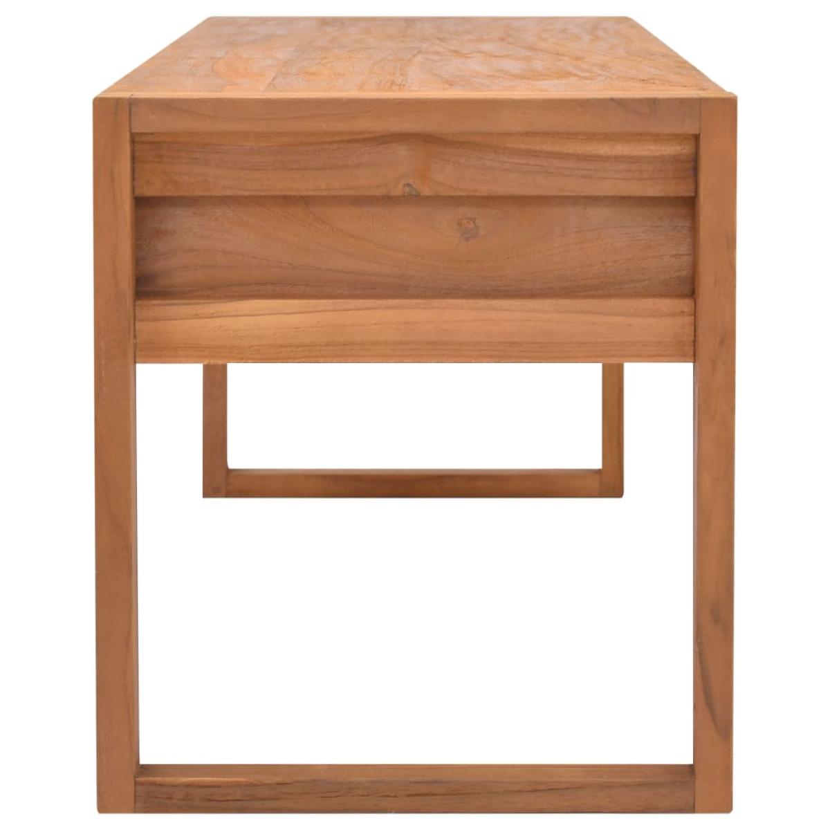 Mueble para TV de madera reciclada de teca 140x40x45 cm