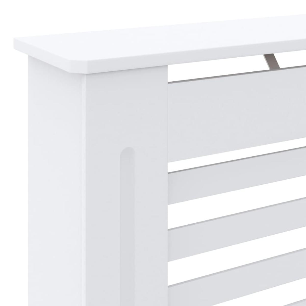 Cubierta para radiador MDF blanco 78 cm