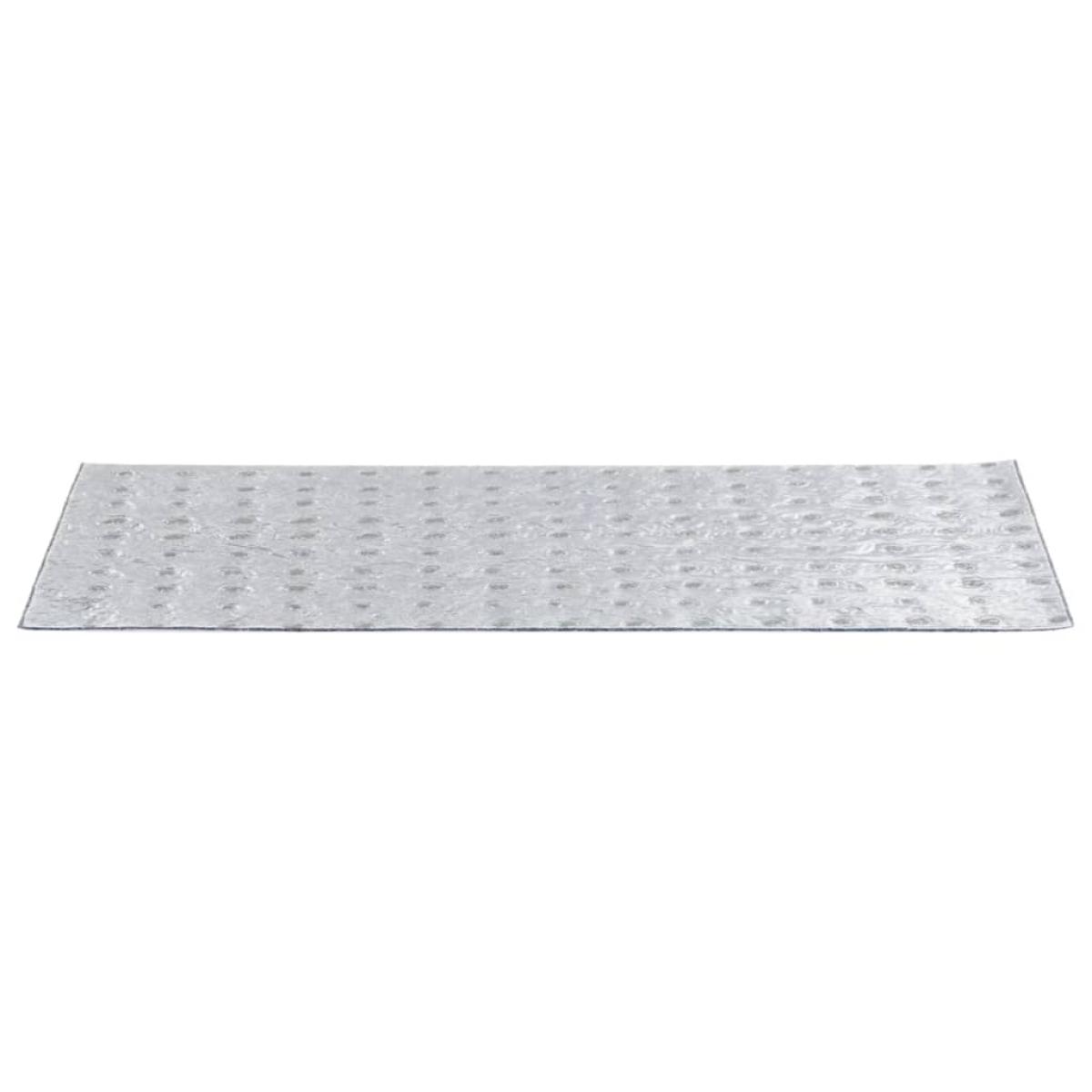 Alfombrilla autoadhesiva escalera 15 uds gris azul 76x20 cm
