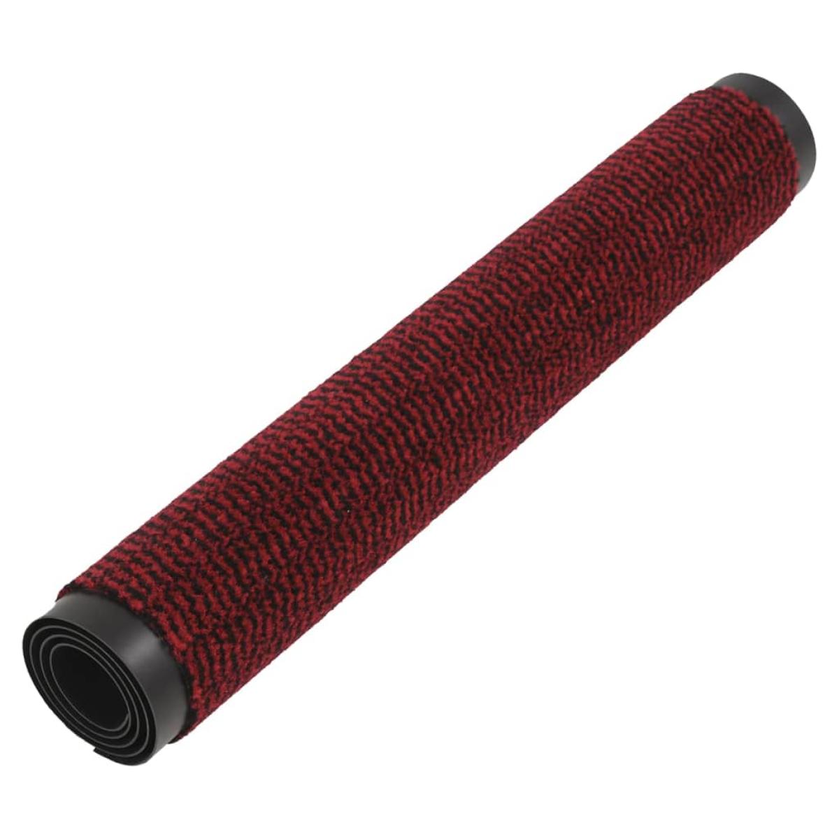 Felpudo de nudo rojo 60x180 cm