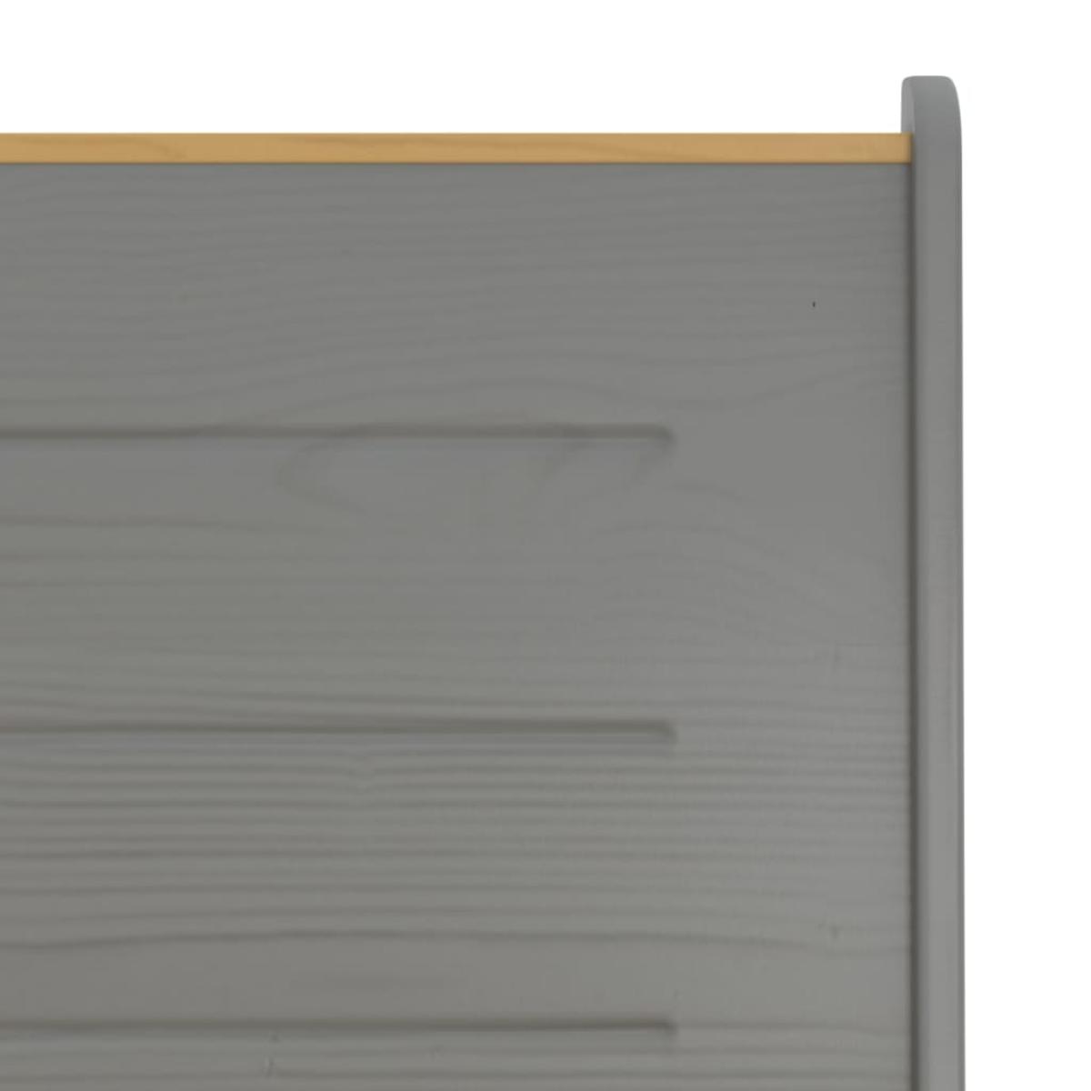 Banco de esquina madera maciza de pino marrón miel 151 cm