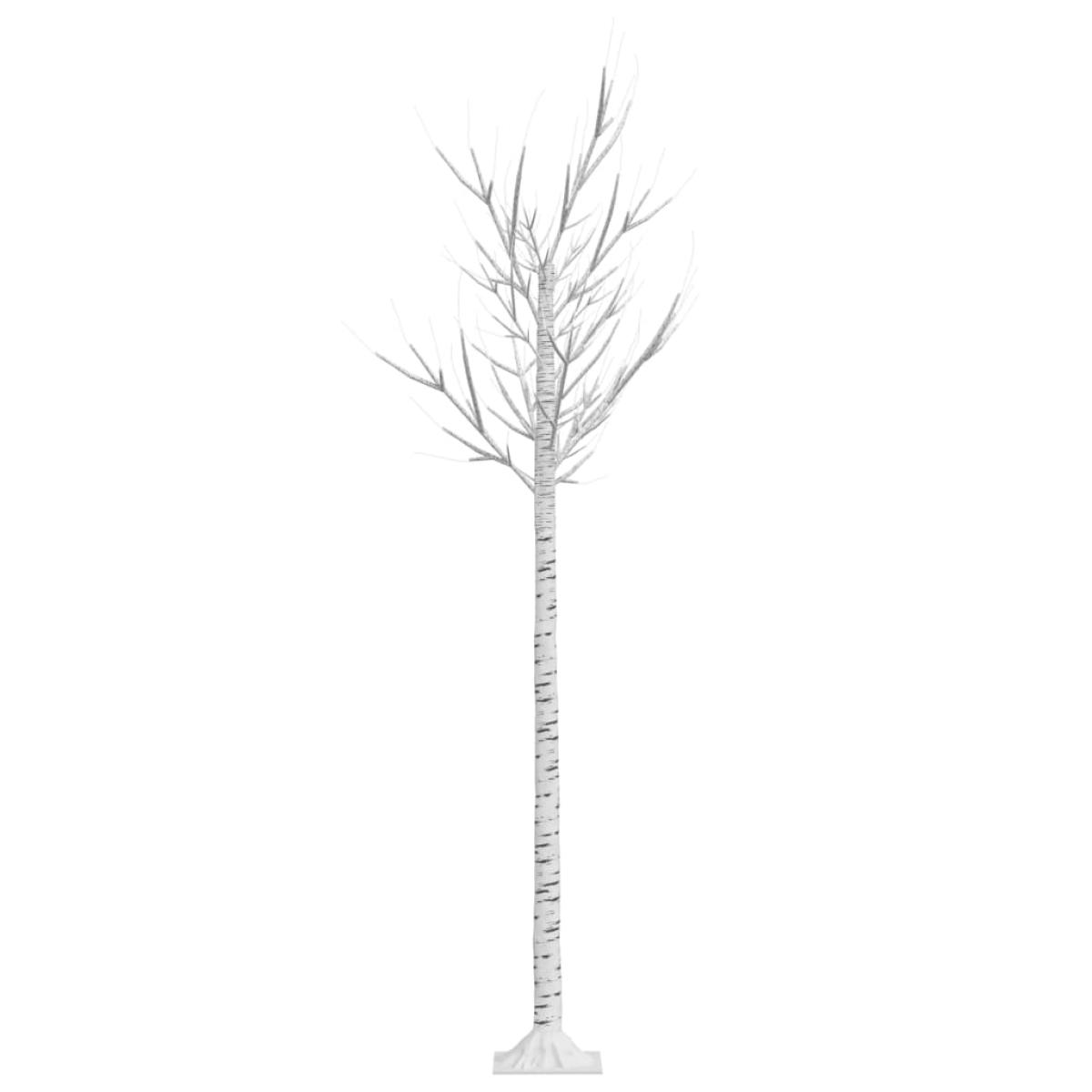 Árbol de Navidad 180 LEDs sauce blanco cálido 1,8 m