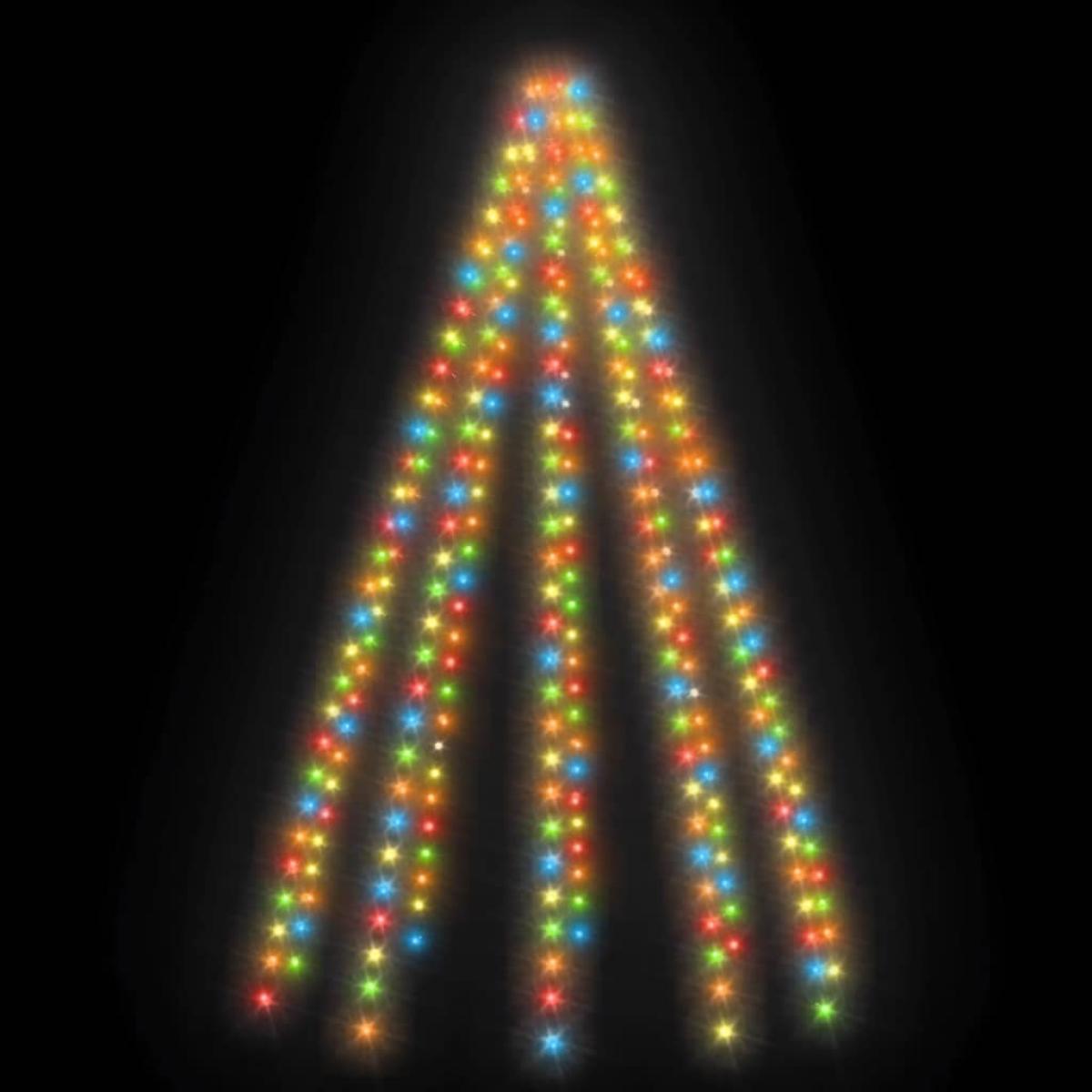 Red de luces de árbol de Navidad 300 LEDs azul 300 cm