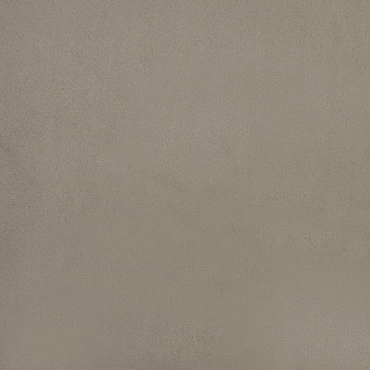 Taburete con patas de madera terciopelo gris claro