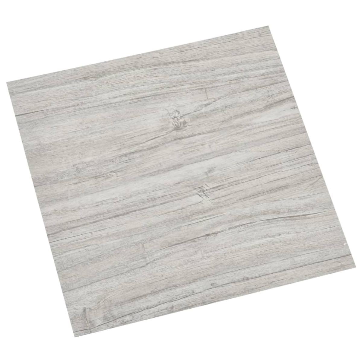 Tarimas autoadhesivas 20 uds PVC 1,86 m² gris claro