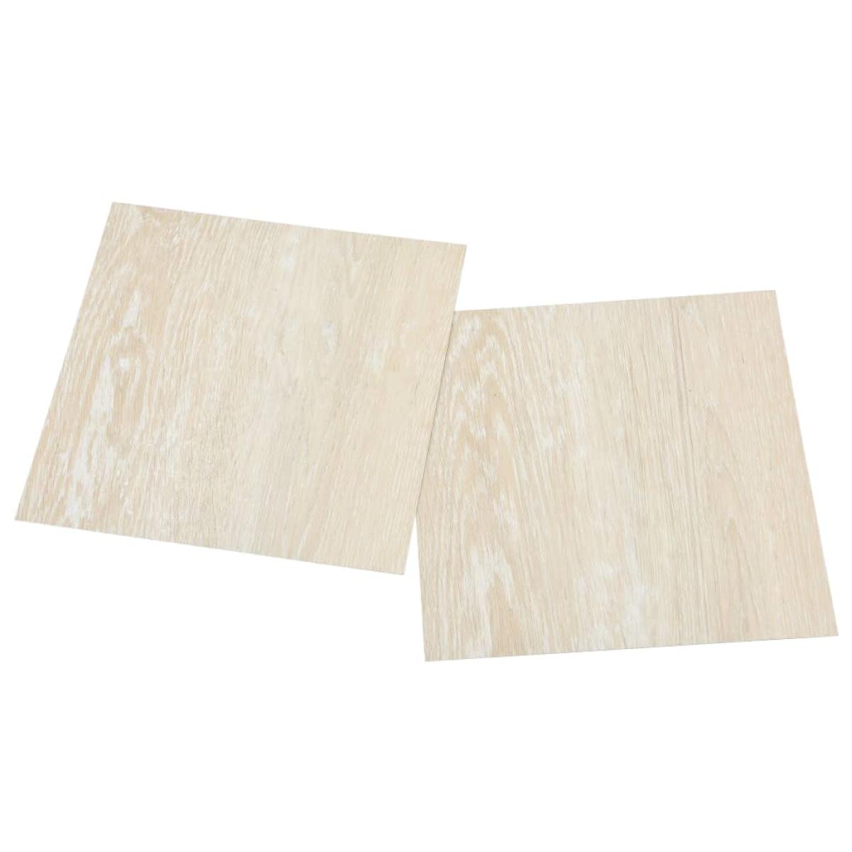 Tarimas autoadhesivas 20 unidades PVC 1,86 m² beige
