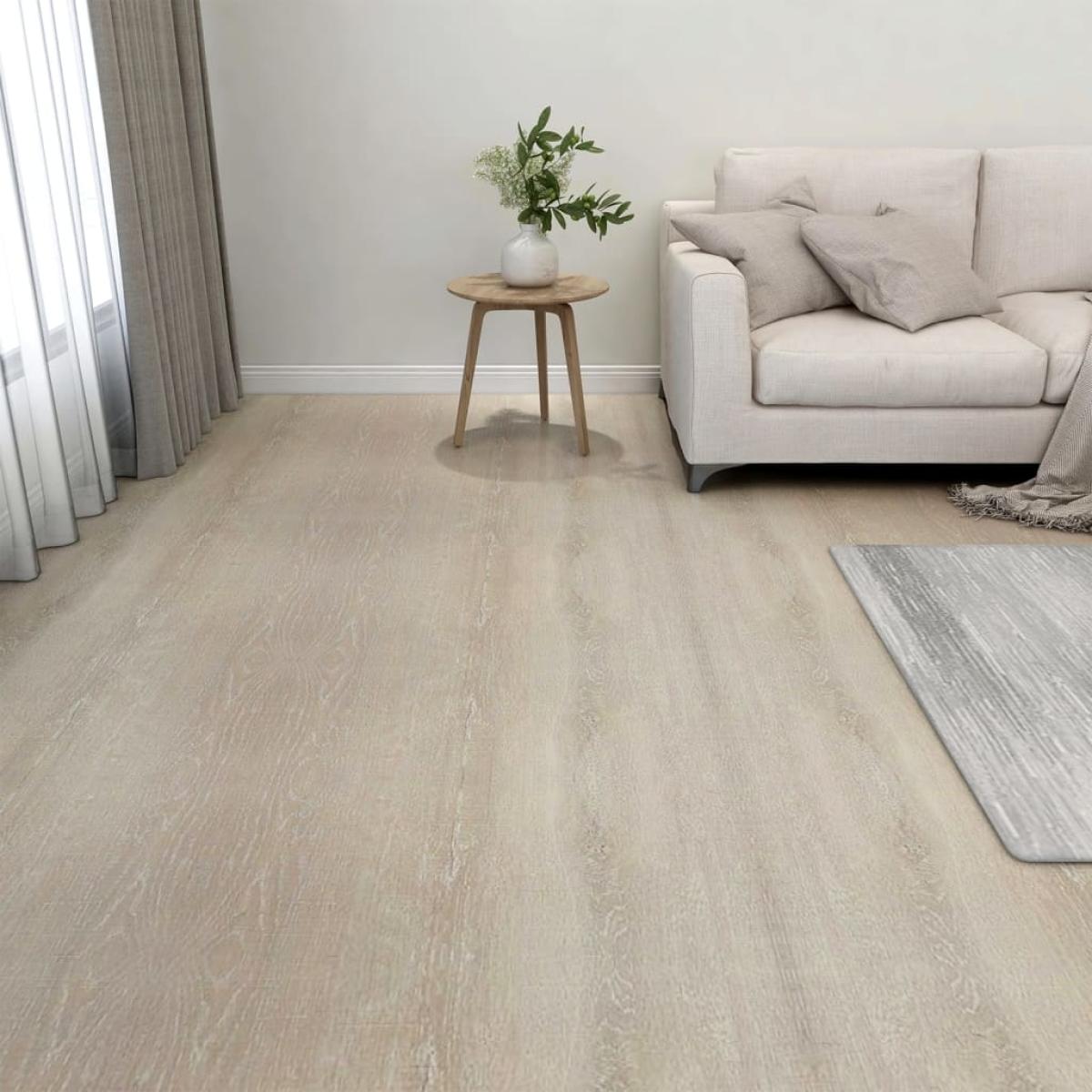 Tarimas autoadhesivas 20 unidades PVC 1,86 m² beige