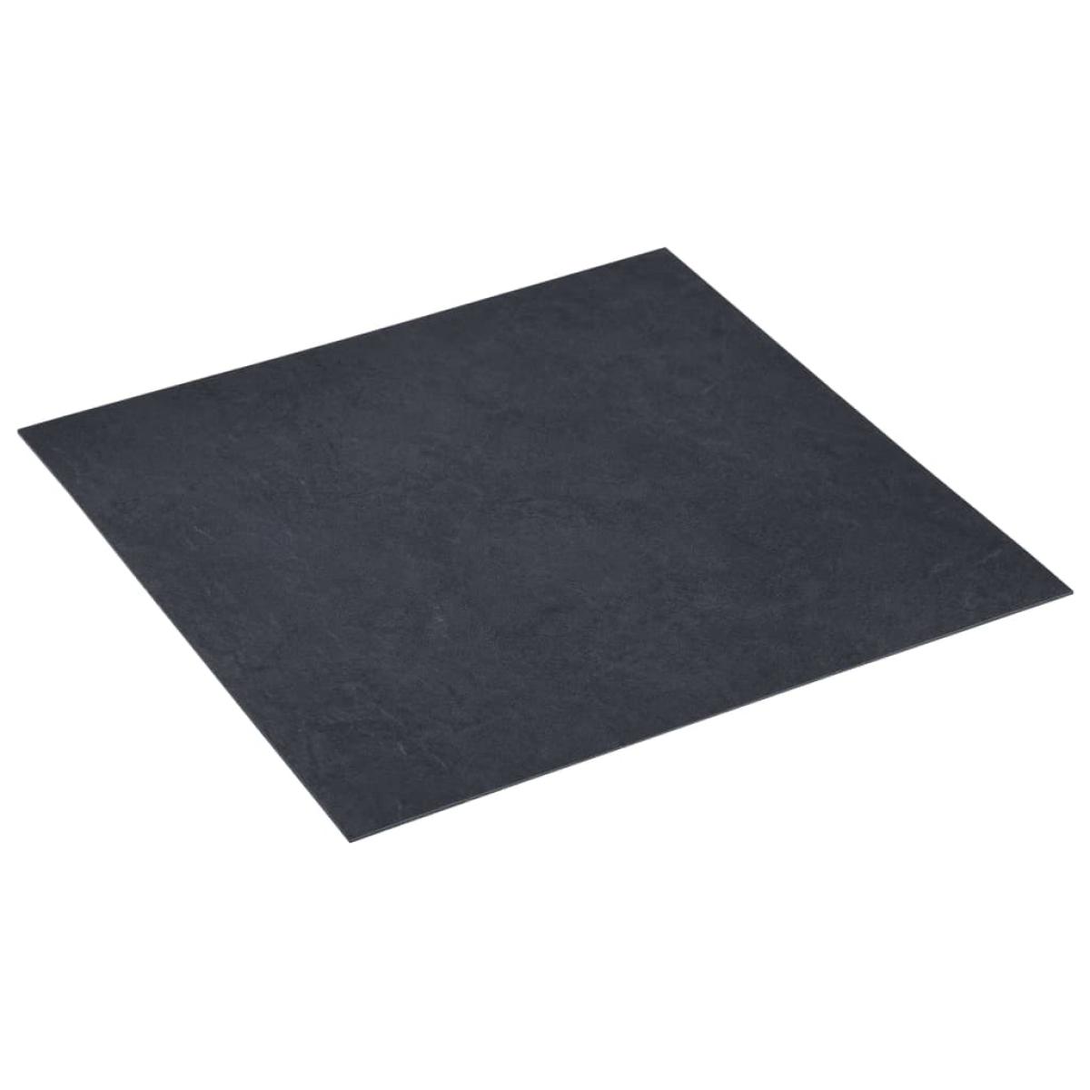 Tarimas autoadhesivas 20 piezas PVC 1,86 m² mármol negro