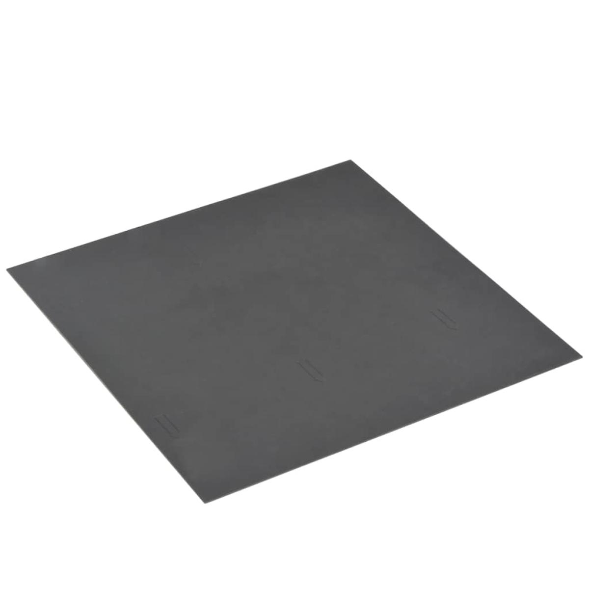 Tarimas autoadhesivas 20 unidades PVC 1,86 m² patrón negro