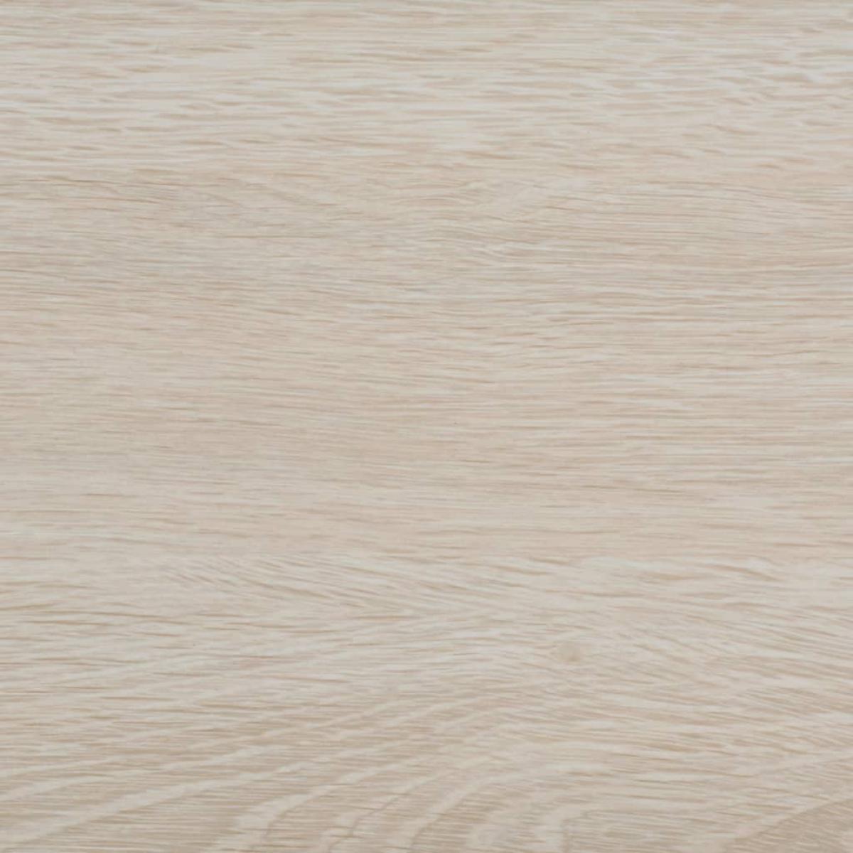 Lamas suelo PVC autoadhesivas 5,21 m² 2 mm roble clásico blanco