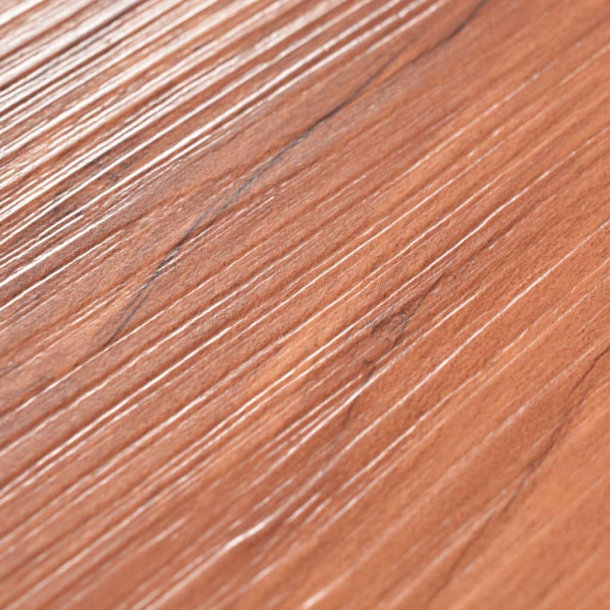 Lamas para suelo de PVC autoadhesivas 5,21 m² 2mm olmo natural