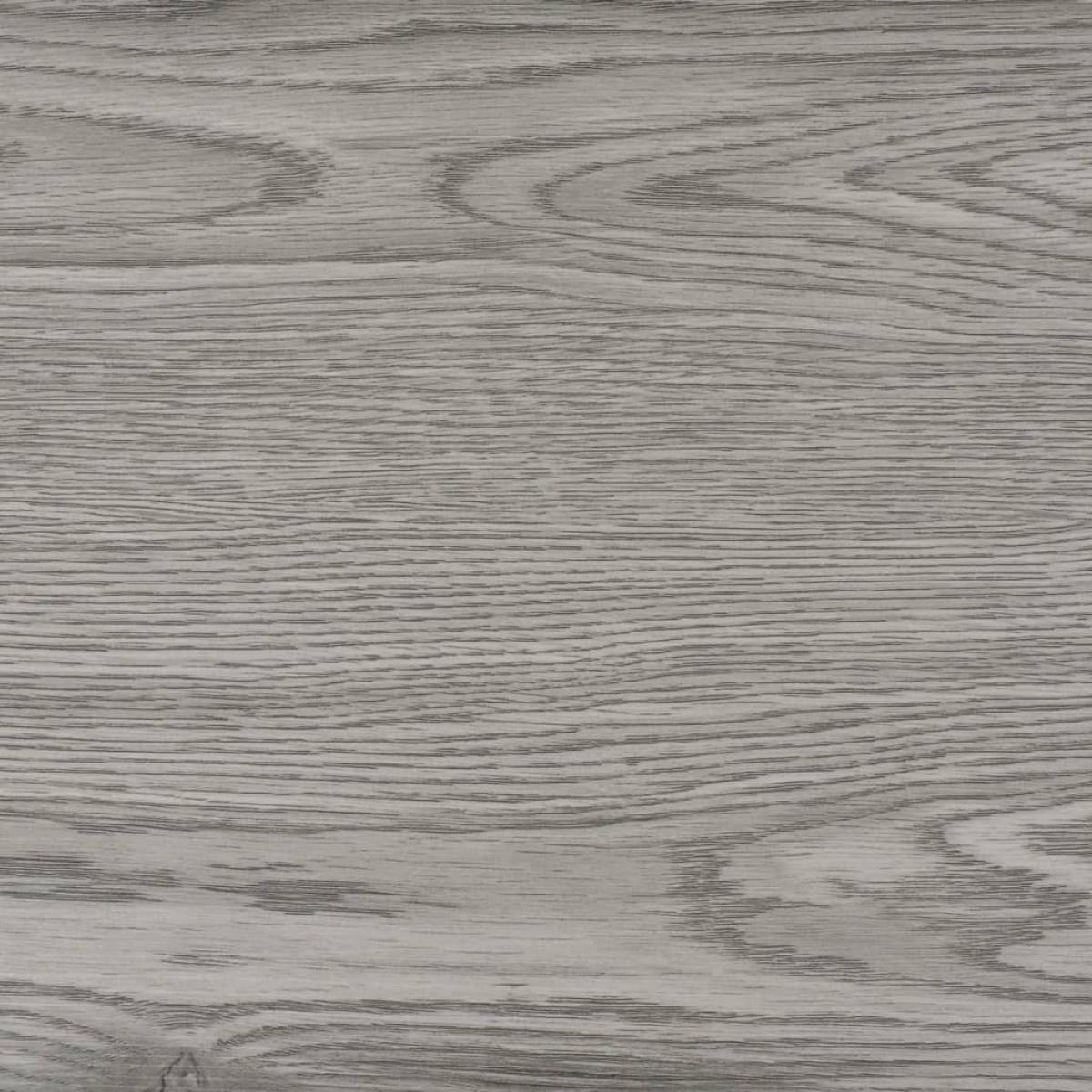Lamas para suelo PVC autoadhesivas 5,21 m² 2 mm gris oscuro