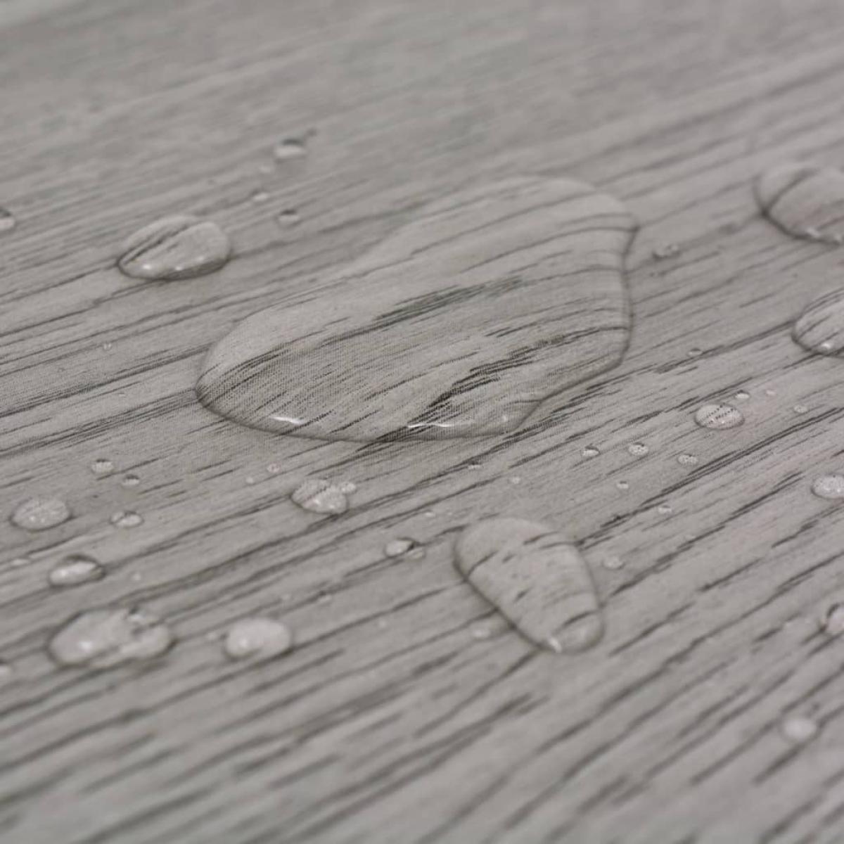 Lamas para suelo PVC autoadhesivas 5,21 m² 2 mm gris oscuro
