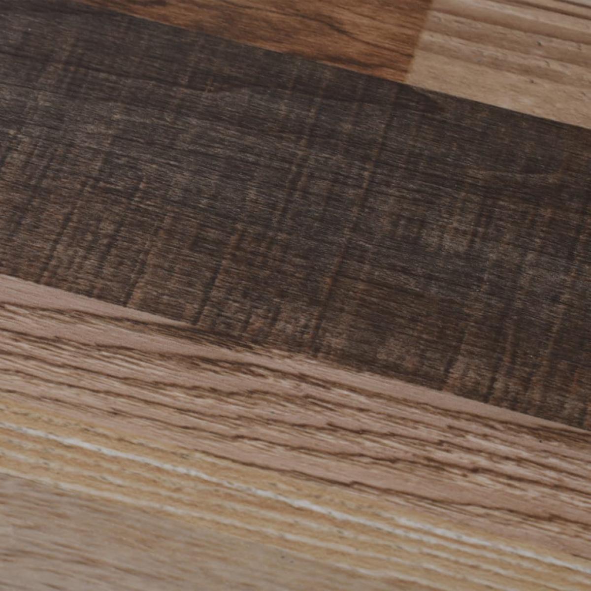 Lamas para suelo de PVC autoadhesivas 5,21 m² 2mm multicolor