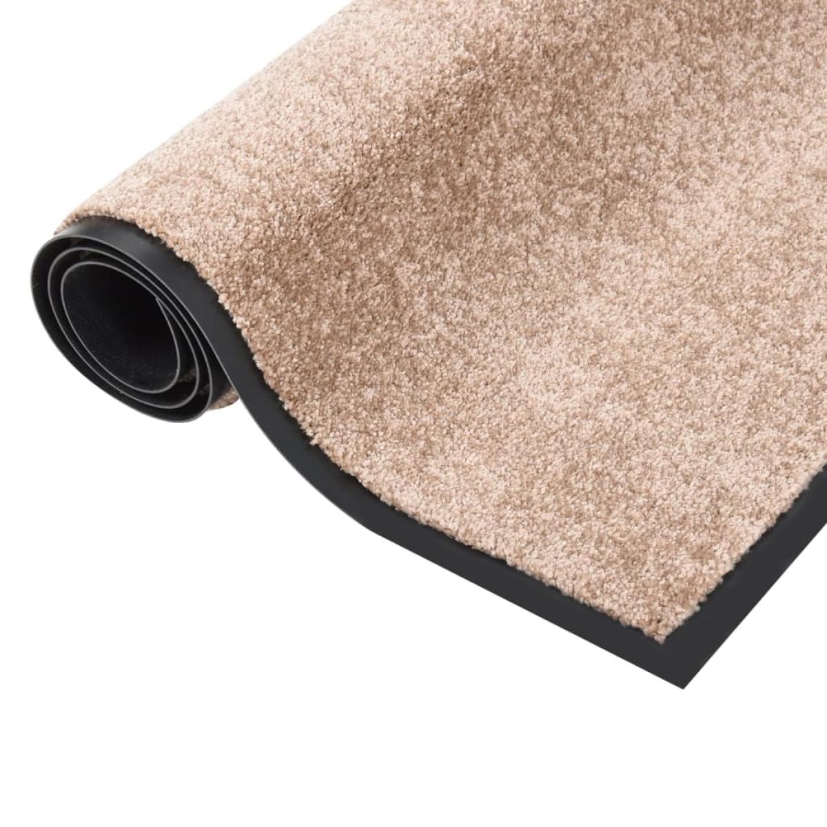 Felpudo beige 80x120 cm