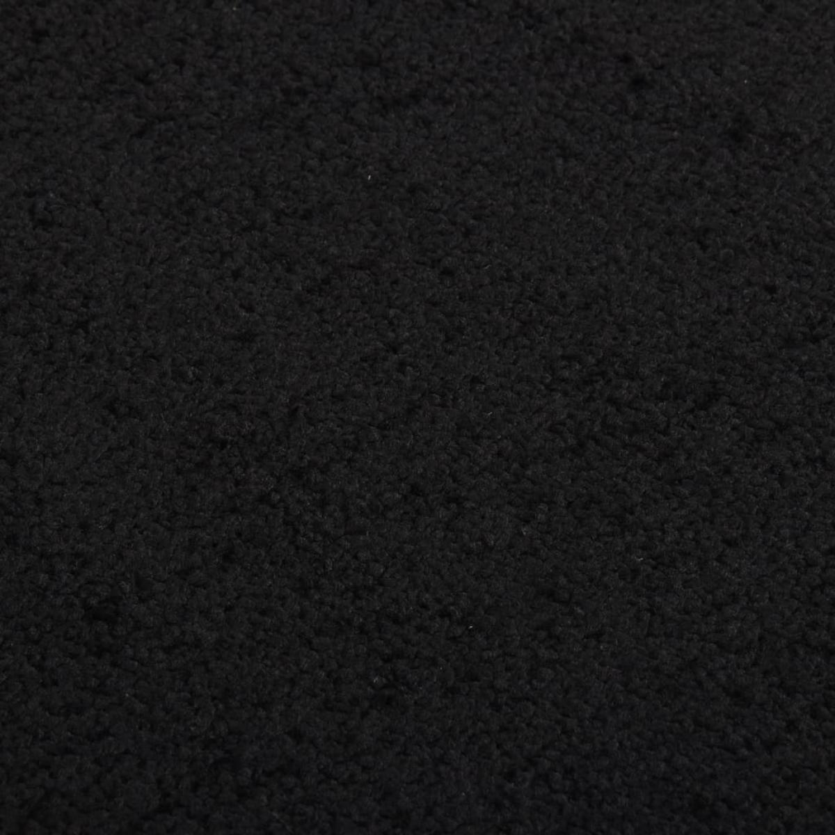 Felpudo negro 80x120 cm