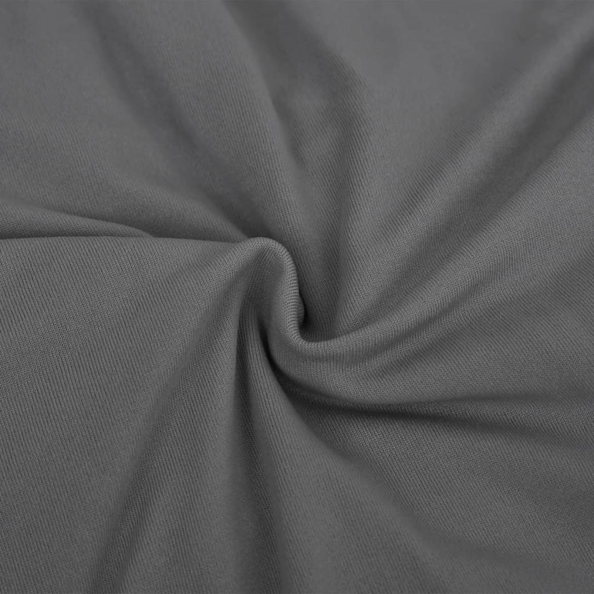 Funda elástica para sillón poliéster jersey antracita