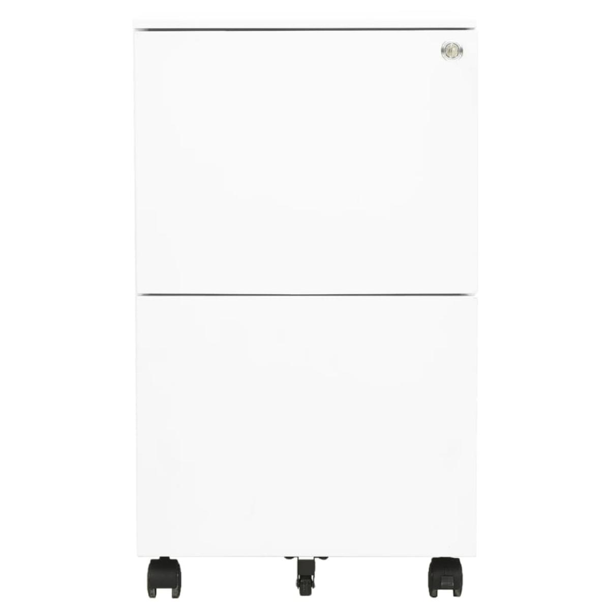 Armario archivador acero blanco 39x45x67 cm