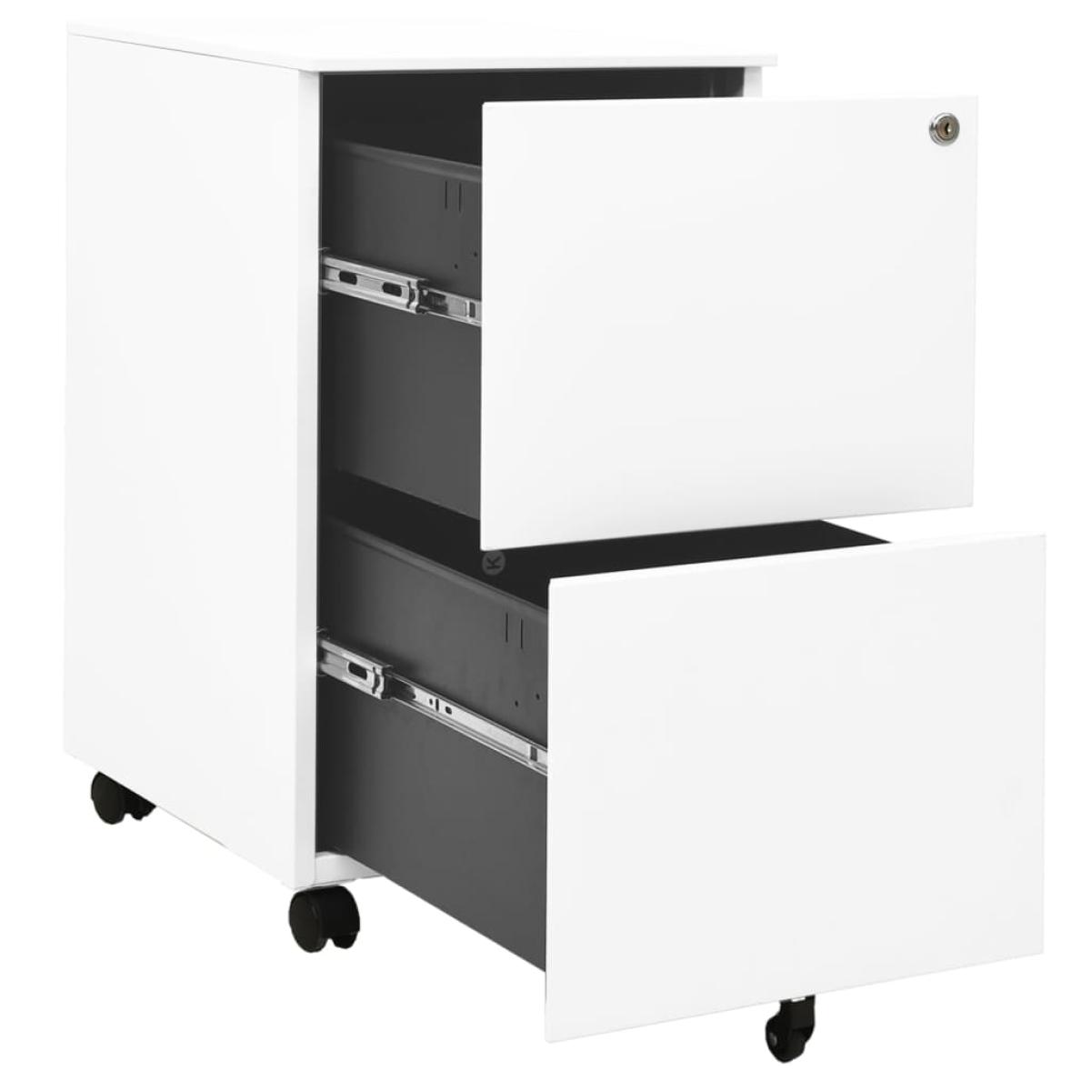 Armario archivador acero blanco 39x45x67 cm
