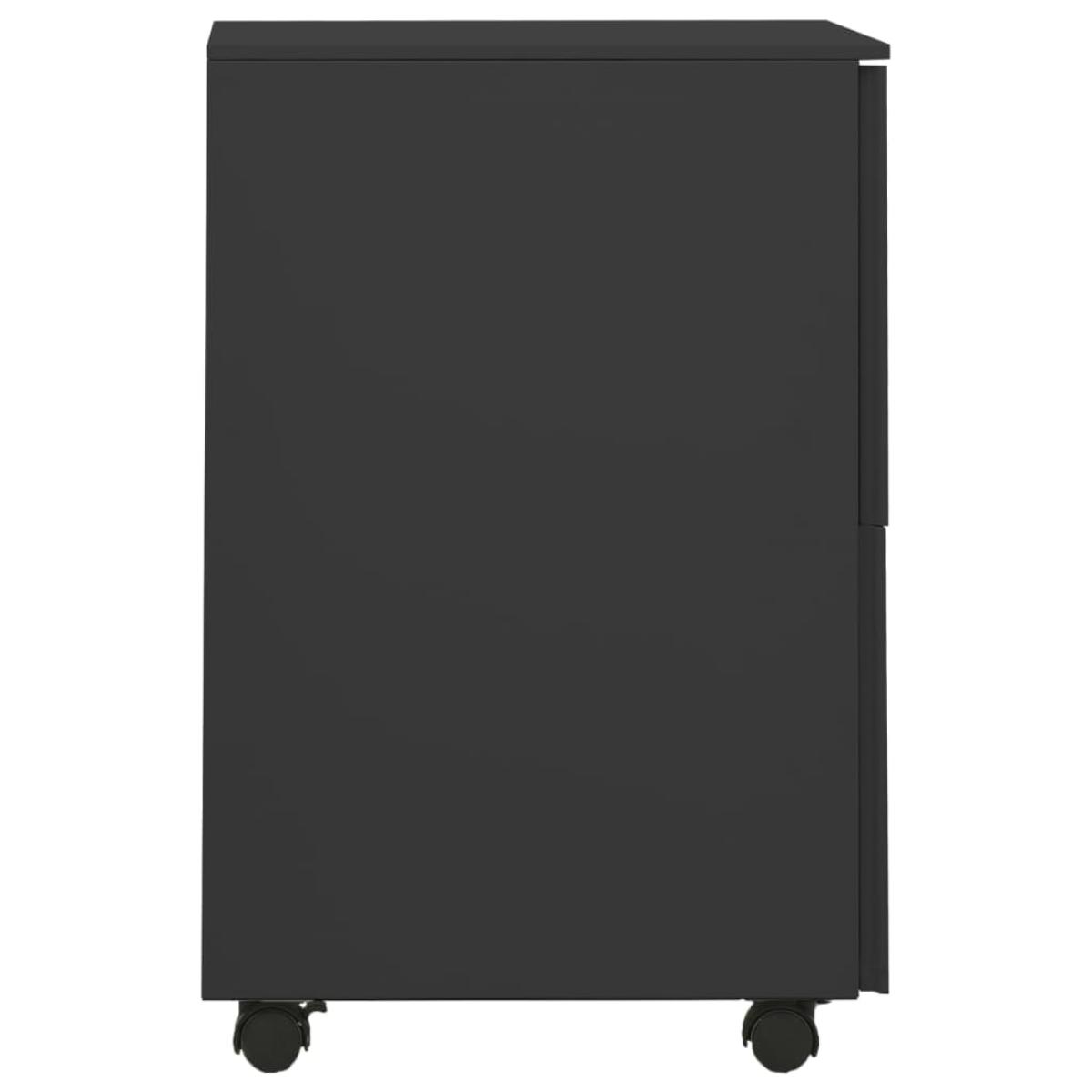 Armario archivador acero gris antracita 39x45x67 cm