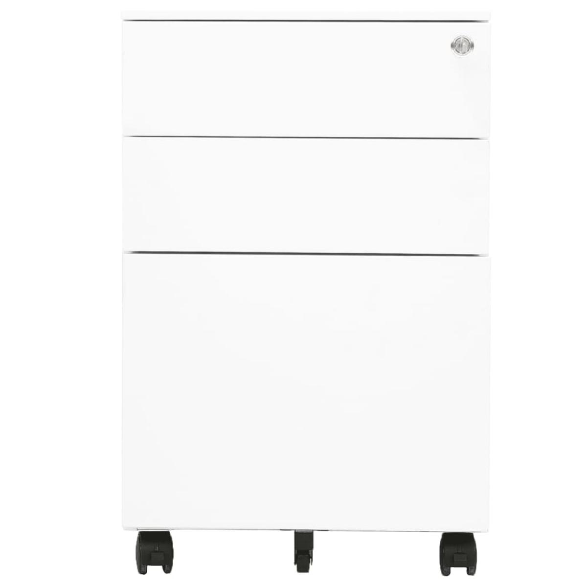 Armario archivador acero blanco 39x45x60 cm