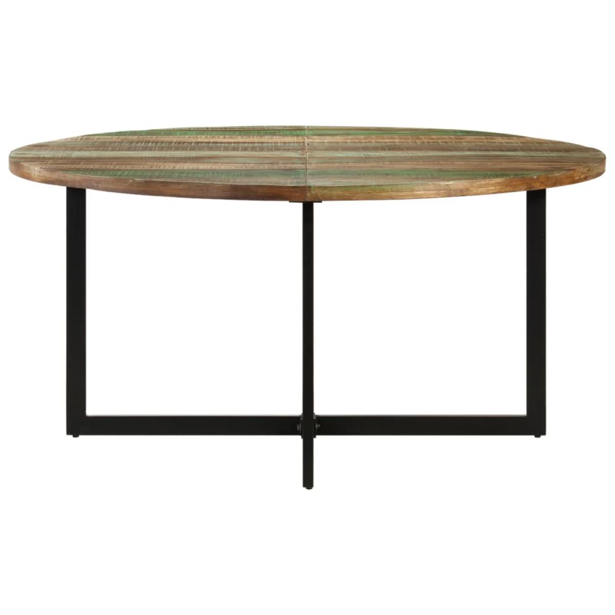 Mesa de comedor madera maciza de mango 150x75 cm