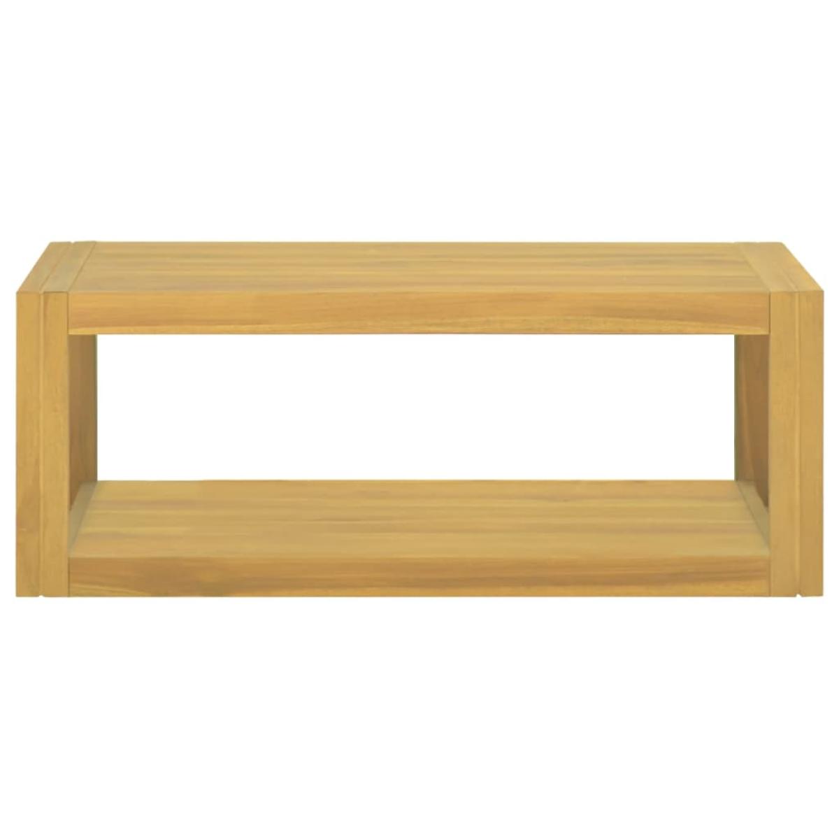 Armario de baño de pared madera maciza de teca 90x45x35 cm
