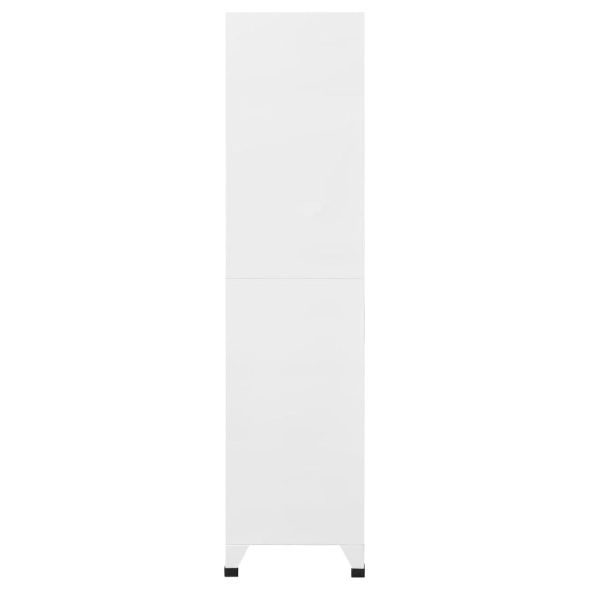 Taquilla de acero gris claro 90x40x180 cm
