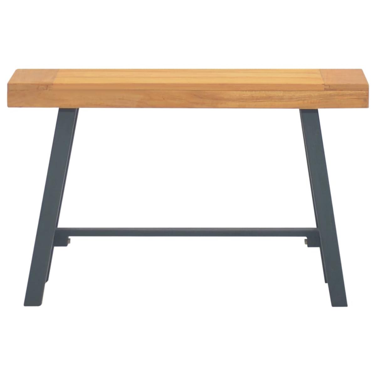 Banco de madera maciza de teca 80 cm