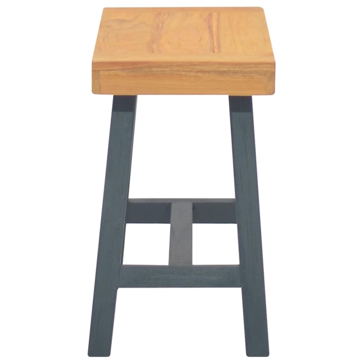 Banco de madera maciza de teca 80 cm