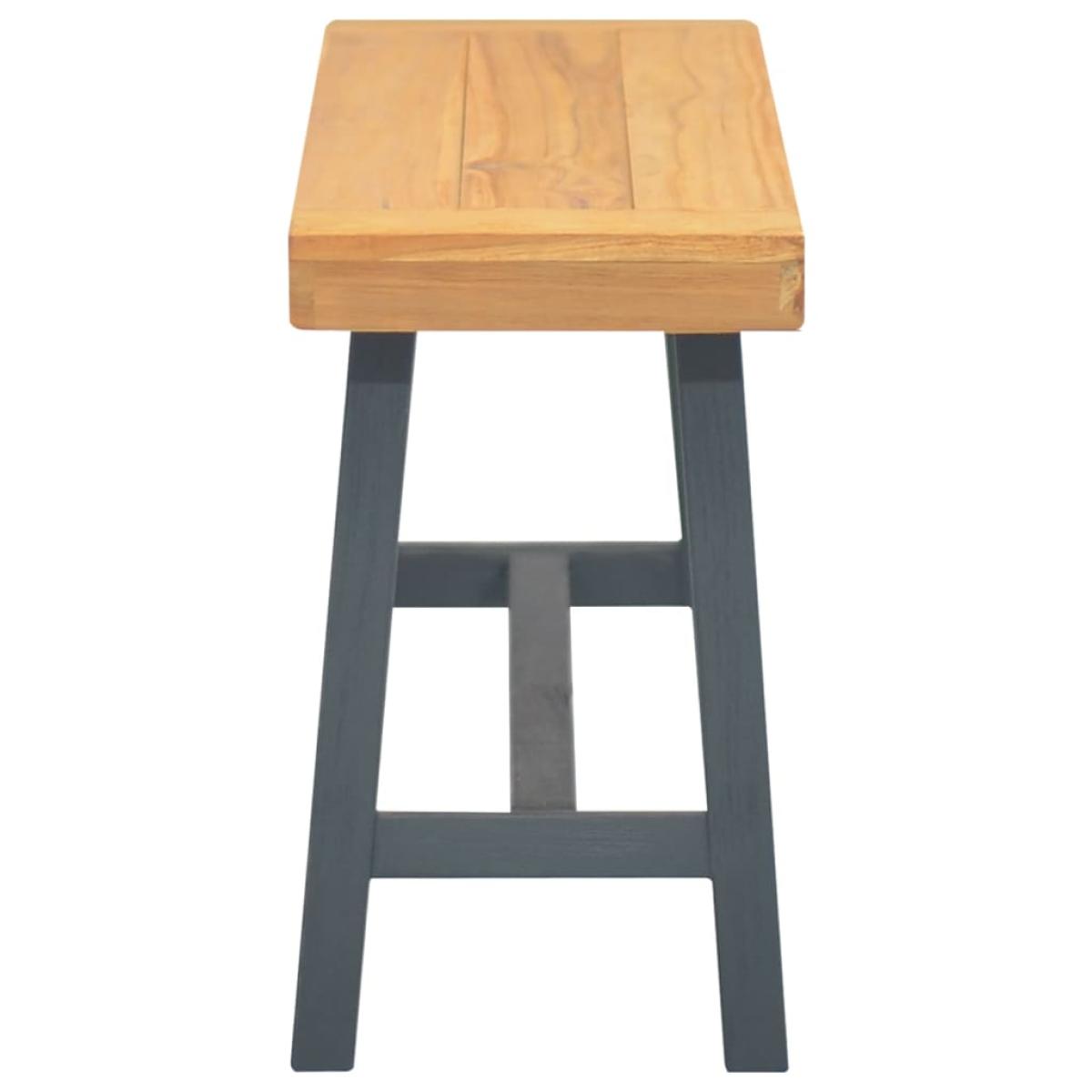 Banco de madera maciza de teca 110 cm