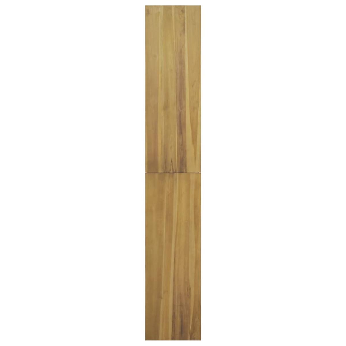 Estantería de madera maciza de teca 70x30x180 cm