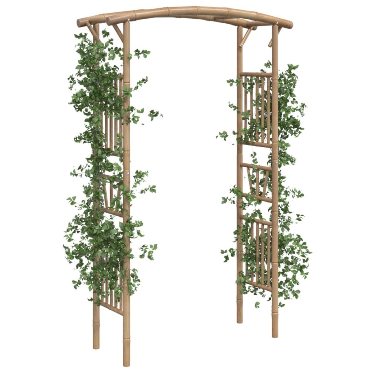 Arco para rosas de bambú 118x40x187 cm