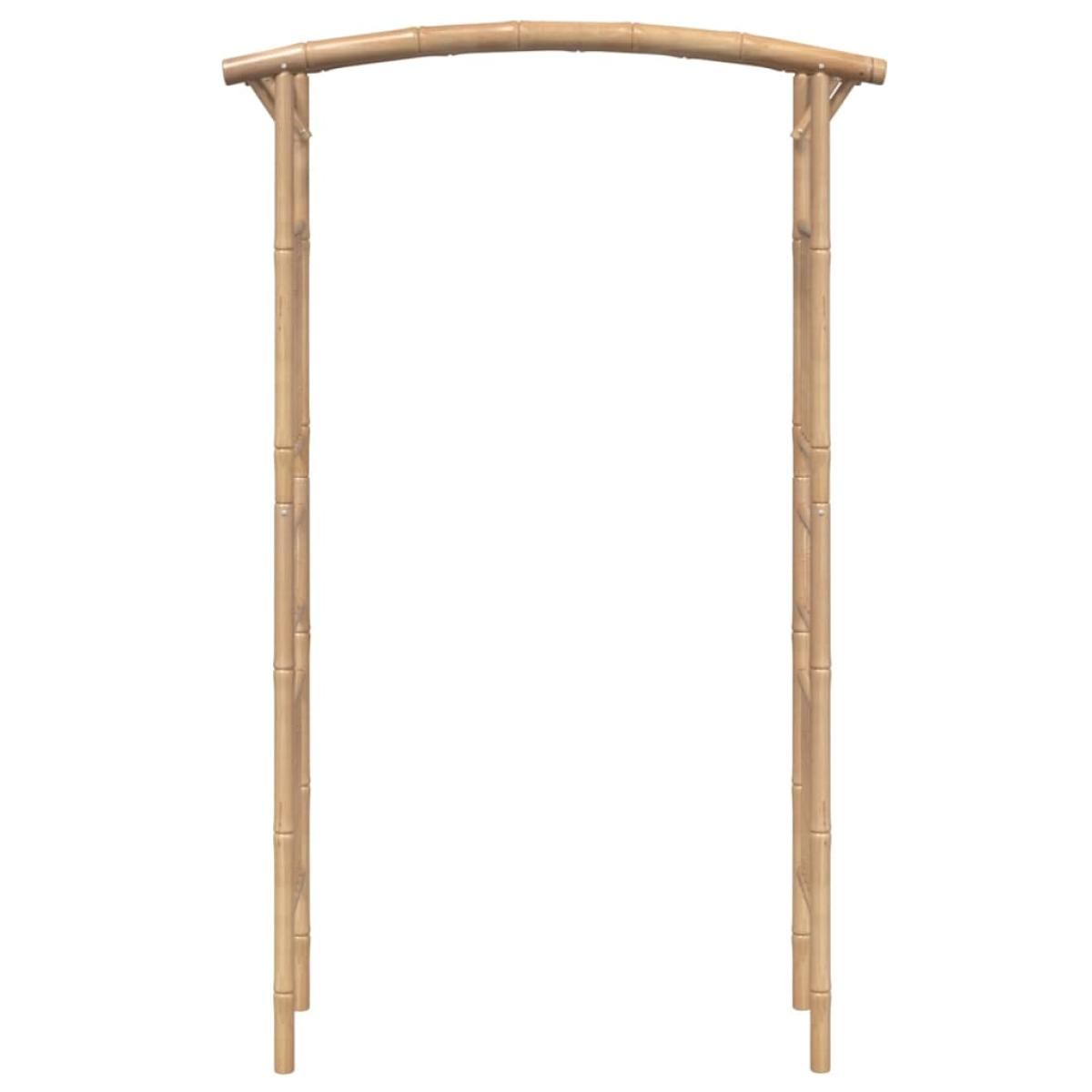 Arco para rosas de bambú 118x40x187 cm