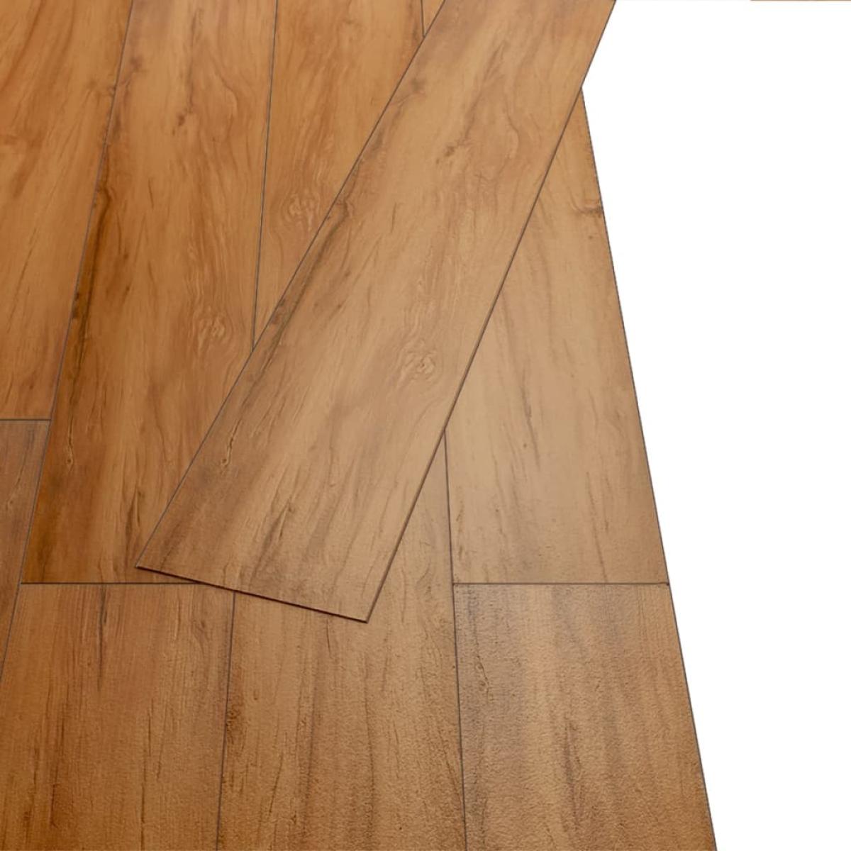Lamas para suelo de PVC autoadhesivas olmo natural 2,51 m² 2 mm